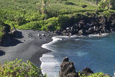Hana Black Sand Beach
